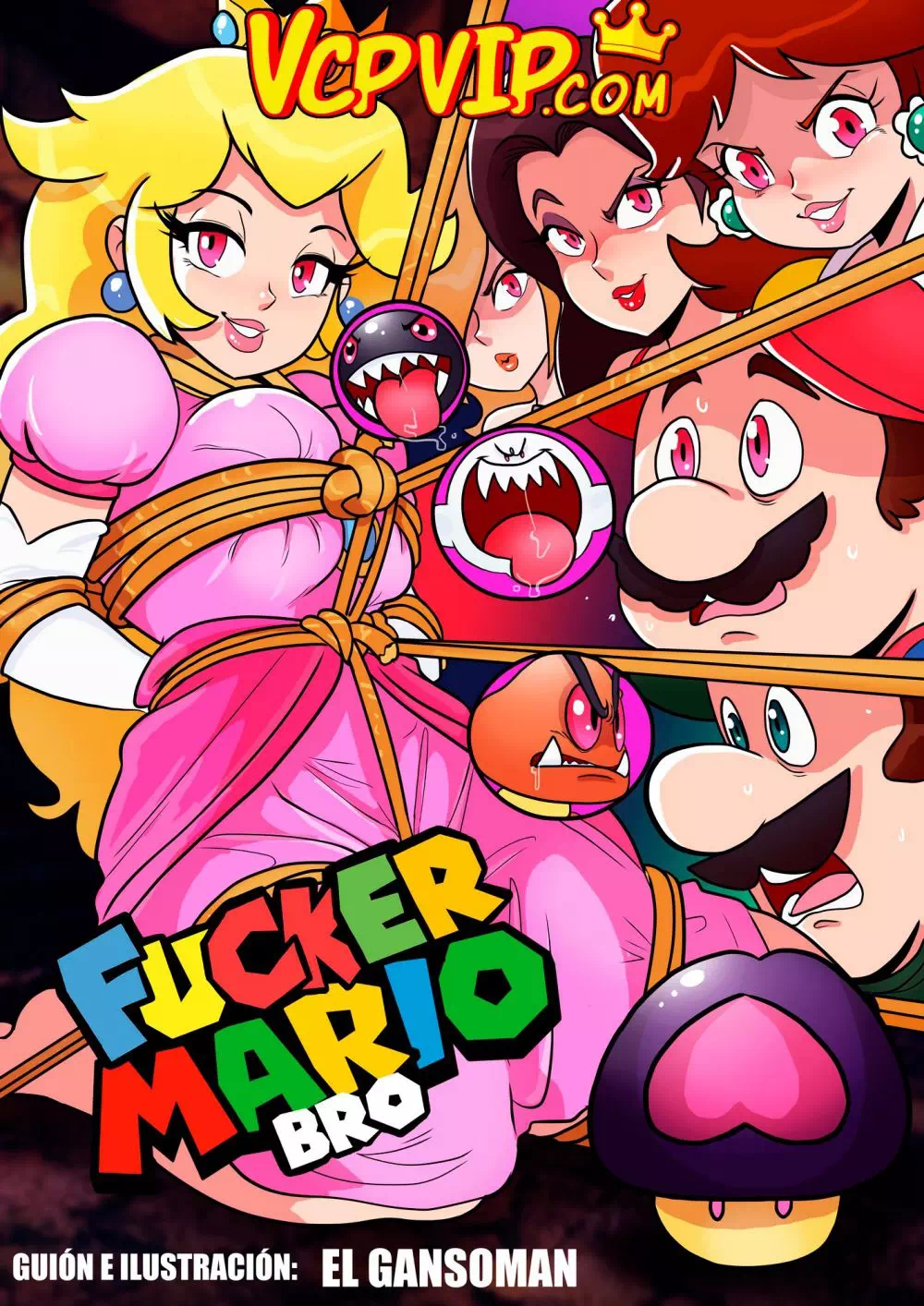 Порно комикс Super Mario Bros – Супертрахатель Марио